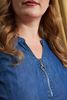 Picture of CURVY GIRL DENIM DRESS V NECK